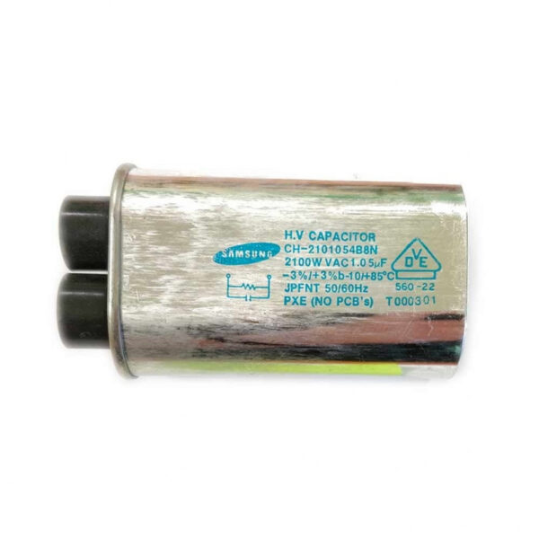 Конденсатор микроволновой печи 2100W 1.05mkF Конденсатор микроволновой печи 2100W 1.05mkF