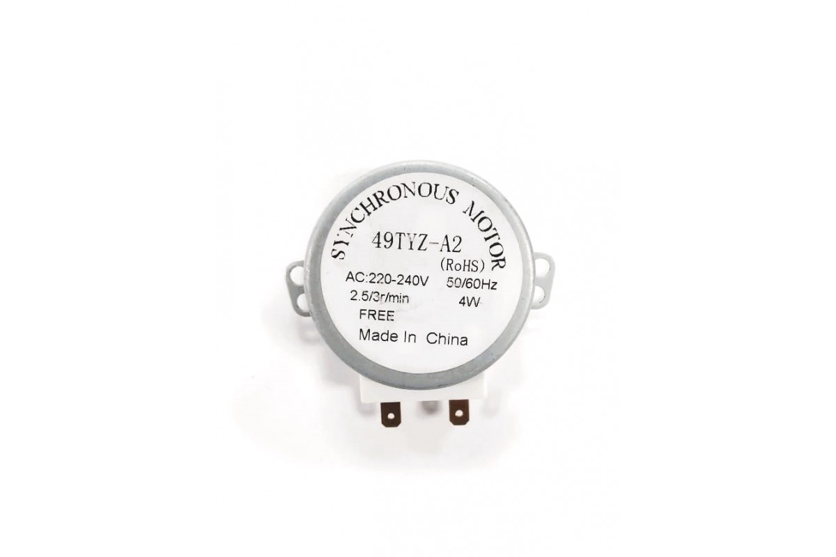 Двигатель тарелки микроволновой печи 220V 4W 2.5/3 rpm 49TYZ-A2 Двигатель тарелки микроволновой печи 220V 4W 2.5/3 rpm 49TYZ-A2