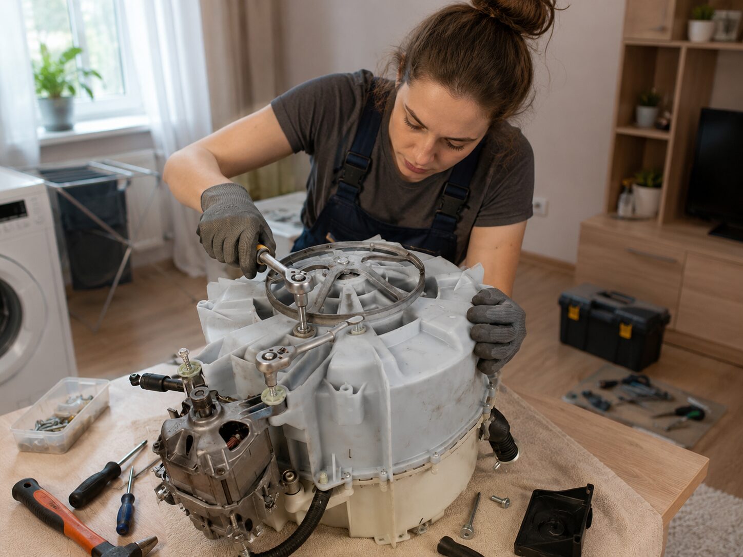 Ремонт стиральных машин Bosch в Курске Замена подшипников стиральной машины Bosch в Курске